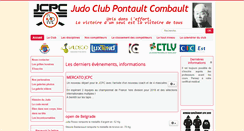 Desktop Screenshot of judopontault.net