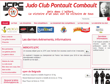 Tablet Screenshot of judopontault.net